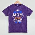 Proud Mom Of A 2018 Graduate Graduation Grad Mineral Wash Tshirts Mineral Purple
