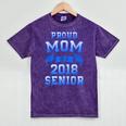 Proud Mom Of 2018 Senior Graduation T Shirt Mineral Wash Tshirts Mineral Purple