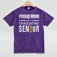 Proud Mom Of 2019 Senior Graduation Shirt Graduate Mineral Wash Tshirts Mineral Purple