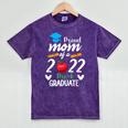 Proud Mom Of 2022 Pre K Graduate Graduation Mineral Wash Tshirts Mineral Purple