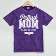 Proud Mom Of 2025 Graduate Senior Mom 25 Graduation Mineral Wash Tshirts Mineral Purple
