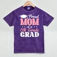 Proud Mom Of An Awesome 8th Grade Graduate 2026 Graduation Mineral Wash Tshirts Mineral Purple