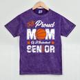 Proud Mom Of a Basketball Senior Class Of 2026 Graduation Mineral Wash Tshirts Mineral Purple