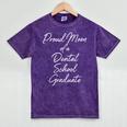 Proud Mom Dental School Graduate Graduation Tee Mineral Wash Tshirts Mineral Purple