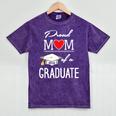 Proud Mom Of A High School Graduation Senior Mom Shirt Mineral Wash Tshirts Mineral Purple