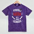 Proud Mom Mother Of a 2019 Graduate TShirt Graduation Mineral Wash Tshirts Mineral Purple