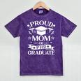 Proud Mom Of PhD Graduate Doctorate Graduation Mineral Wash Tshirts Mineral Purple