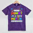 Proud MOMMY Of a 2025 PRE-K Graduate -Graduation Mineral Wash Tshirts Mineral Purple