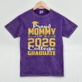 Proud Mommy Of A 2026 College Graduate Shirt Graduation Mineral Wash Tshirts Mineral Purple