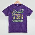 Proud Mother Of a 2019 Graduate Graduation T-Shirt Mineral Wash Tshirts Mineral Purple