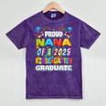 Proud NANA Of a 2025 Kindergarten Graduate Graduation Mineral Wash Tshirts Mineral Purple