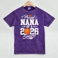 Proud Nana Of A 2026 Senior Basketball Graduation Mineral Wash Tshirts Mineral Purple