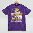 Proud Nephew Of 2025 College Graduate Family 24 Graduation Mineral Wash Tshirts Mineral Purple