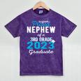 Proud Nephew Of 3rd Grade Graduate 2023 Graduation Family Mineral Wash Tshirts Mineral Purple
