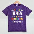 Proud NEPHEW Of A 8th Grade Graduate Graduation 2024 Class Mineral Wash Tshirts Mineral Purple