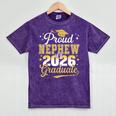 Proud Nephew Of a Class Of 2026 Graduate Senior Graduation Mineral Wash Tshirts Mineral Purple