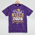 Proud Niece Of a Class Of 2026 Graduate Senior Graduation Mineral Wash Tshirts Mineral Purple