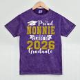Proud Nonnie Of a Class Of 2026 Graduate Graduation 2026 Mineral Wash Tshirts Mineral Purple