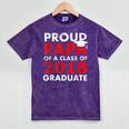 Proud Papa Of A Class Of 2018 Graduate Shirt Graduation Mineral Wash Tshirts Mineral Purple