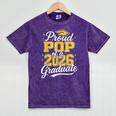 Proud Pop Of A 2026 Graduate Class Of 2026 Graduation Mineral Wash Tshirts Mineral Purple