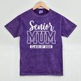 Proud Senior Mum Class Of 2026 Graduation 2026 Senior Mum Mineral Wash Tshirts Mineral Purple