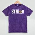 Proud Sister Of a 2026 Soccer Senior Graduation Mineral Wash Tshirts Mineral Purple