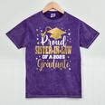 Proud Sister-In-Law Of Class 2025 Graduate Senior Graduation Mineral Wash Tshirts Mineral Purple