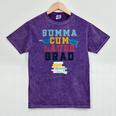 Proud Summa Cum Laude Grad College Graduation T-Shirt Mineral Wash Tshirts Mineral Purple