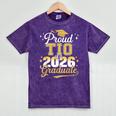 Proud TIO Of a Class Of 2026 Graduate Senior Graduation Mineral Wash Tshirts Mineral Purple