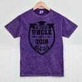 Proud Uncle Of a 2018 Grad Graduation Family Mineral Wash Tshirts Mineral Purple