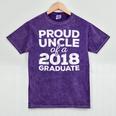 Proud Uncle Of A 2018 Graduate Graduation Mineral Wash Tshirts Mineral Purple