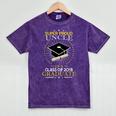 Proud Uncle The Class Of 2018 Graduate Graduation Shirt S2 Mineral Wash Tshirts Mineral Purple
