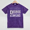 Psychology Degree For College Graduation Tee T-Shirt Mineral Wash Tshirts Mineral Purple