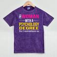 Psychology Degree Major Graduation 2024 Psychologist PsyD Mineral Wash Tshirts Mineral Purple