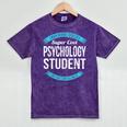 Psychology Student Tshirt Graduation Mineral Wash Tshirts Mineral Purple