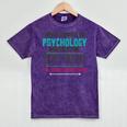 Qualified Psychologist PhD PsyD Shirt Graduation Mineral Wash Tshirts Mineral Purple
