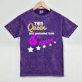 Queen 6th Grade Graduation For Girls Mineral Wash Tshirts Mineral Purple