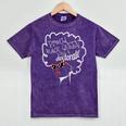 Queen PhD Doctorate Degree Graduation EdD PsyD Premium Tri-Blend Mineral Wash Tshirts Mineral Purple