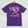 Radiology RAD Tech CT MRI Xray Tech Graduation Radiologist Mineral Wash Tshirts Mineral Purple