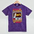 Raised By Television Corrupted By Memes Internet Nostalgia Mineral Wash Tshirts Mineral Purple Raised By Television Corrupted By Memes Internet Nostalgia Mineral Wash Tshirts Mineral Purple