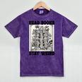 Read Books Stay Weird Book Lover Joke Introvert Reading Mineral Wash Tshirts Mineral Purple
