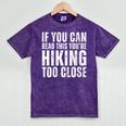 If You Can Read This Hiking Lover Introvert Hiker Mineral Wash Tshirts Mineral Purple