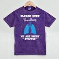 Respiratory Therapist Appreciation RT School Graduation Mineral Wash Tshirts Mineral Purple