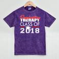 Respiratory Therapy Class Of 2018 Graduation Shirt Women Men Mineral Wash Tshirts Mineral Purple