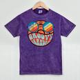 Retro 1970's Groovy Grandpa 70s Aesthetic Nostalgia Mineral Wash Tshirts Mineral Purple