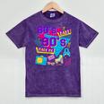 Retro 1980s 80's Baby 1990s 90's Made Me Nostalgia Birthday Premium Tri-Blend Mineral Wash Tshirts Mineral Purple
