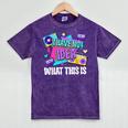 Retro 80s Style 90s Pop Fashion Nostalgia Eighties Music Mineral Wash Tshirts Mineral Purple