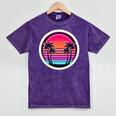 Retro 80s Synthwave Sunset & Palm Trees Retro Nostalgia 80s Mineral Wash Tshirts Mineral Purple Retro 80s Synthwave Sunset & Palm Trees Retro Nostalgia 80s Mineral Wash Tshirts Mineral Purple