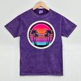 Retro 80s Synthwave Sunset & Palm Trees Retro Nostalgia 80s Mineral Wash Tshirts Mineral Purple Retro 80s Synthwave Sunset & Palm Trees Retro Nostalgia 80s Mineral Wash Tshirts Mineral Purple