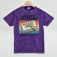 Retro Cassette Case 70s Vintage Music Analog Nostalgia Mineral Wash Tshirts Mineral Purple